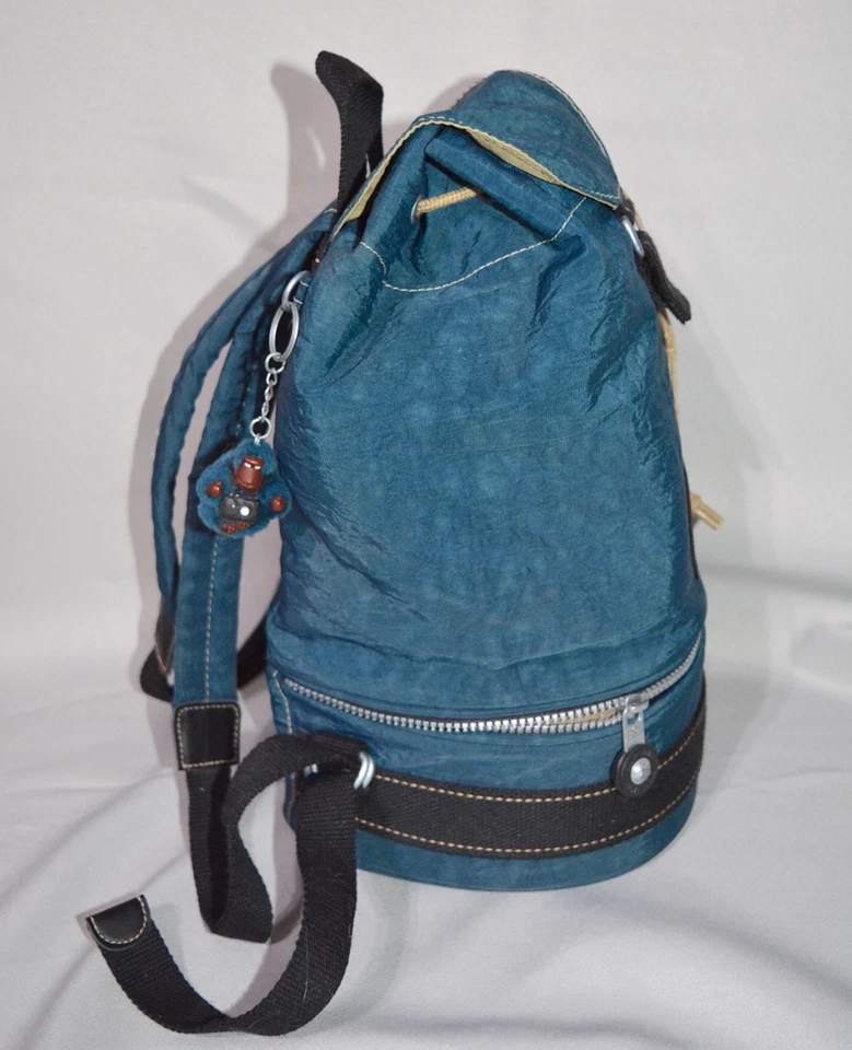 Kipling камеры рюкзак SLR объектива сумка 2 секции шнурка Stealth брелок бирюзовый - Изображение 3 из 4