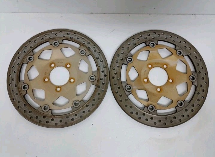 Dischi Freno Anteriori Kawasaki Z 1000 2003 2006 Usati Front Brake Disco Freno