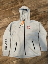 Nike Team USA Tech Fleece Olympic Windrunner FN1341-441 Women s Size L-Tall 135