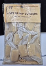 NOS 1970s Tip Top Foam Sleep Curlers In Bag