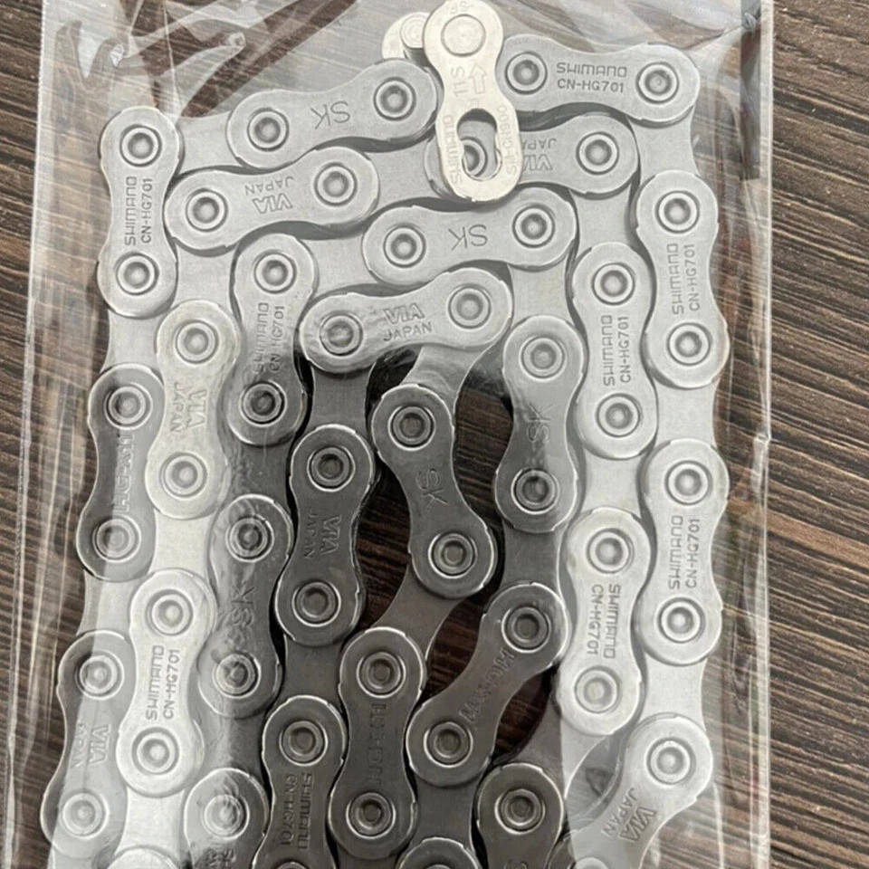 Shimano HG701 11-Speed Chain Ultegra / Deore XT – 116 Links for Road ...