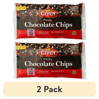 (2 pack) Gefen Semi-Sweet Chocolate Chips. 9 oz...