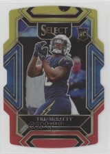 2021 Panini Select Club Level Red & Yellow Prizm Die-Cut Tre' McKitty #293 0r2f