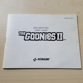 Nintendo NES Spiel The Goonies II 2 in OVP Anleitung PAL B