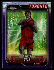 2024-25 Topps Chrome - Purple Refractor #92 Gradey Dick