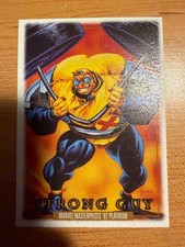 SKYBOX 2024 MARVEL MASTERPIECES 92 PLATINUM STRONG GUY LEATHER CARD #85