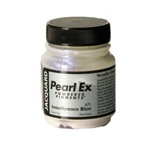Jacquard Pearl Ex Pigment .5 Oz Interference Blue,Stamps