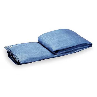Standard Duty Tarp, 7 Ft 4 In X 9 Ft 6 In, 5.1 Mil, Blue, Polyethylene, 2W693