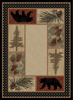 American Destinations Cades Cove Multi 5'3'' Round