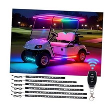 6PCS Golf Cart Underglow LED Light Kit - RGB Multicolor 6PCS golf cart lights