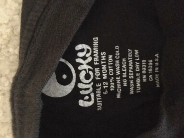 Camisa bebé marca Lucky "I love dad" talla 6-12 meses Foto 2 de 2