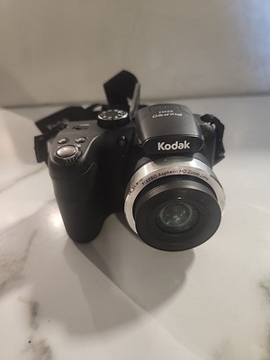Kodak PIXPRO AZ252 16MP 25x Zoom Point Shoot Digital Camera Black Tested As Is