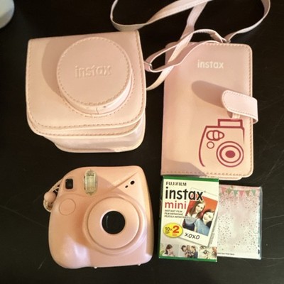 Fujifilm Instax Mini 8 Pink Instant Camera with Case, Album, and Film