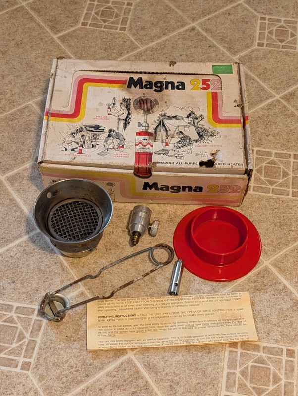 Magna 252 Propane Portable Heater Paint Stripper All Purpose 70s USA