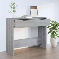 Konsolentisch Grau Sonoma 90X36X75 Cm Holzwerkstoff