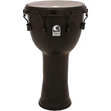 Toca Mechanically Tuned Djembe with Extended Rim 14 in. Black Mamba
