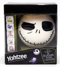 Disney The Nightmare Before Christmas YAHTZEE Game Jack Skellington Dice Cup