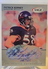 Patrick Kerney 1999 SAGE Autographs SILVER RC AUTO /365