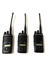 3 x Motorola XPR3500 UHF 403-512Mhz Digital Radio AAH02RDH9JA2AN No Batteries