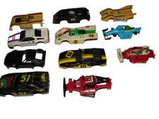 11 Vintage Tyco AFX Aurora HO Slot Car Bodies For Chassis Nice Variety Racing