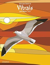 			Livro para Colorir de Vitrais para Adultos 1 & 2. Snels 9781701035577 New<|		