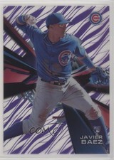 2015 Topps High Tek Pattern 1 Grass Purple Rainbow Javier Baez Rookie RC 9cf