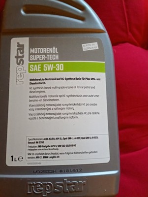 Motor Öl, Super Tech SAE 5W-30