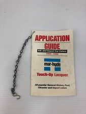Mar-hyde Application Guide U.s. And Import Car Colors 1992-1998