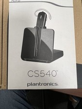 Plantronics Poly CS540 Wireless 6.0 DECT Headset Black Used