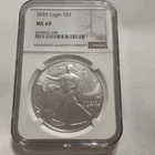 2026 W American Silver Eagle MS-69 NGC Ounce 1 Oz of Fine Silver - 1 Day Auction