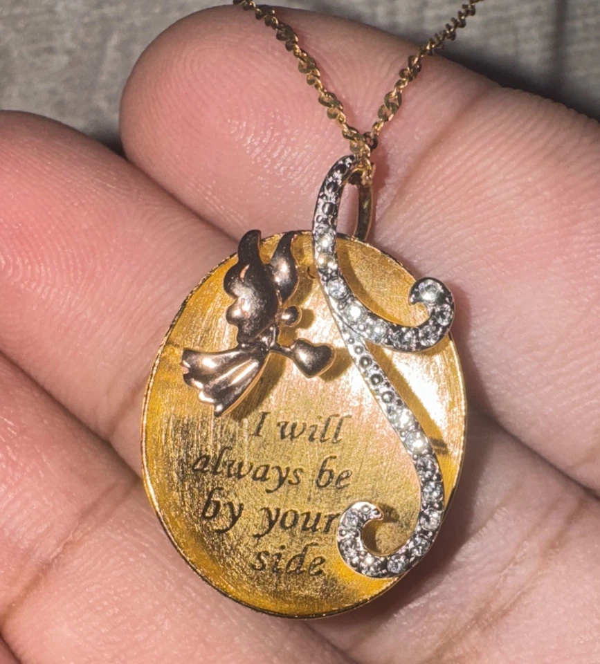 Colgante chapado en oro de 18kt para mujer Foto 2 de 4