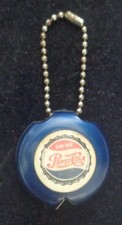 Vintage Drink Pepsi-Cola Key chain 24-inch tape measures 1.5 inches in diameter