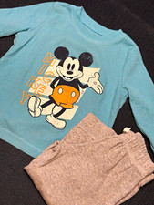 18 Month - Disney Mickey Mouse 2pc Outfit Set Sweatshirt Pants Long Sleeve