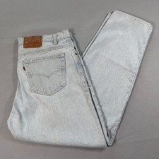 Levi's Jeans Mens 36x30 Light Wash 550 XX Relaxed Fit Tapered Leg VTG USA Made