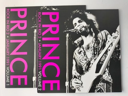 PRINCE Rock in Rio Vol. 1&2 JOB LOT NEAR MINT