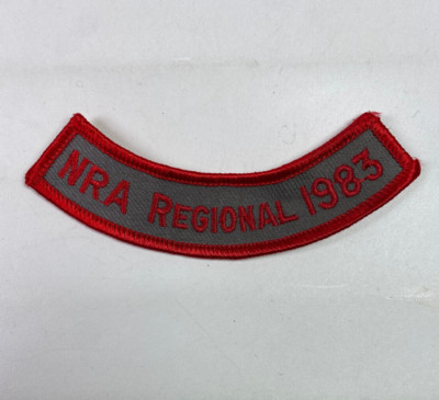 NRA Regional 1983 Bottom Rocker Patch H3