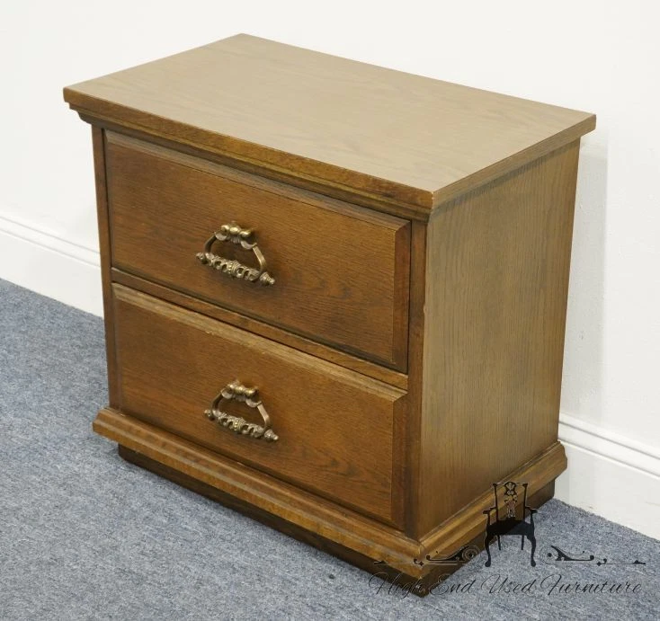 BASSETT FURNITURE Sabinas Oak Collection Tuscan Neoclassical Mediterranean 24... - Image 4 of 4