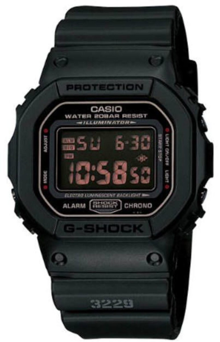 Casio G-shock Military Inspired Digital 200m Black Watch