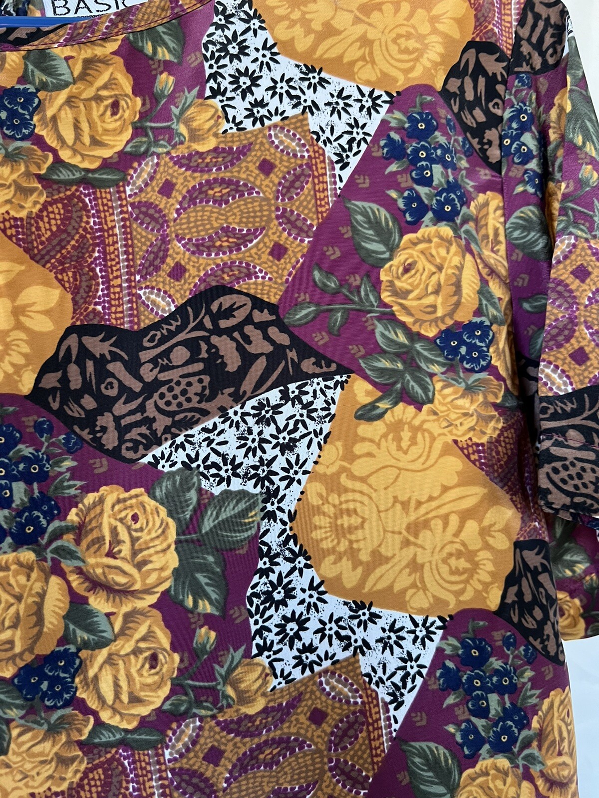 Basic Editions Multi-Pattern Vintage Floral Folk … - image 2