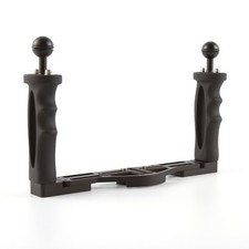 Aluminium 2 Hands Grip Tray Bracket for Underwater Camera Housing Case System