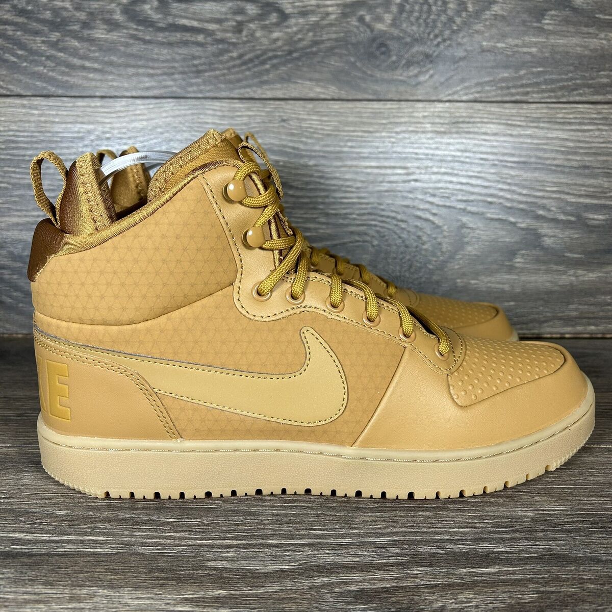 Nike Men's Court Borough Mid Winter Wheat Brown Athletic Nike Men's Court Borough Mid Winter Wheat Brown Athletic