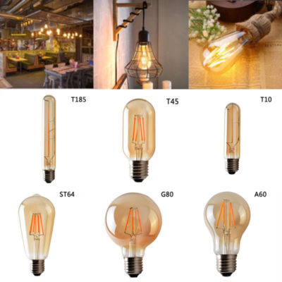 Vintage Industrial Retro Edison LED Birne E27/B22/E14 Sockel Glühbirne 110V-250V