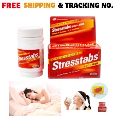 Stresstabs 600 + Iron Vitamins & Minerals High Potency Vitamins 60 Tabs