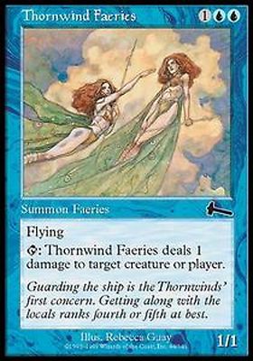 *MRM* FR/VF 4x Faeries Piquevent - Thornwind Faeries MTG ULG