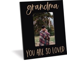 PHOTO FRAME-GRANDMA-YOU ARE SO LOVED HOLDS 4X6 PH