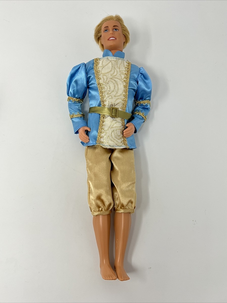 Mattel Barbie Ken Doll Prince Stefan Rapunzel Blue Gold Tunic Pants, No  Boots