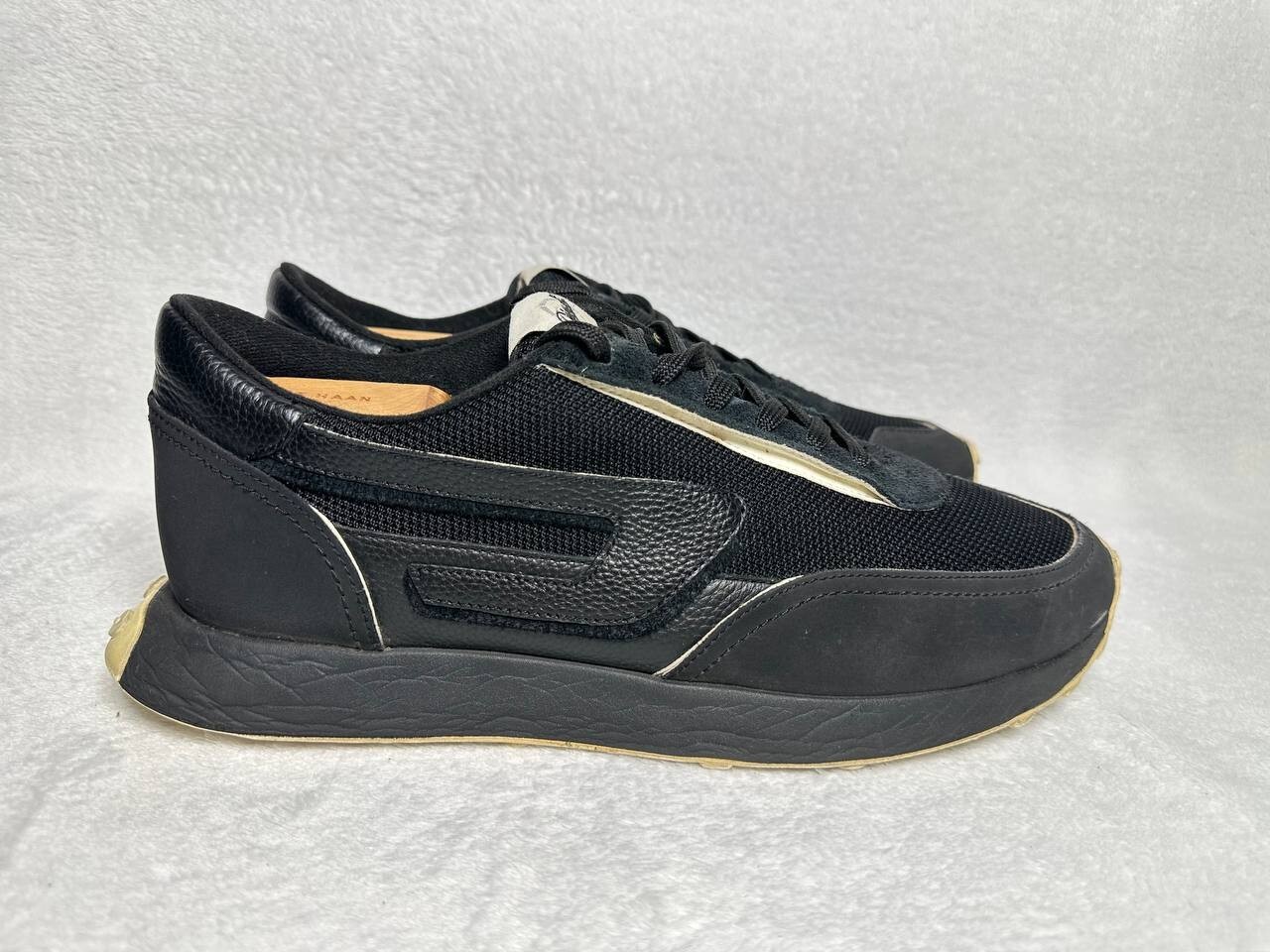 Diesel S-Racer LC Y02873-P4797-H1532 Mens Black Lifestyle Sneakers Shoes 11