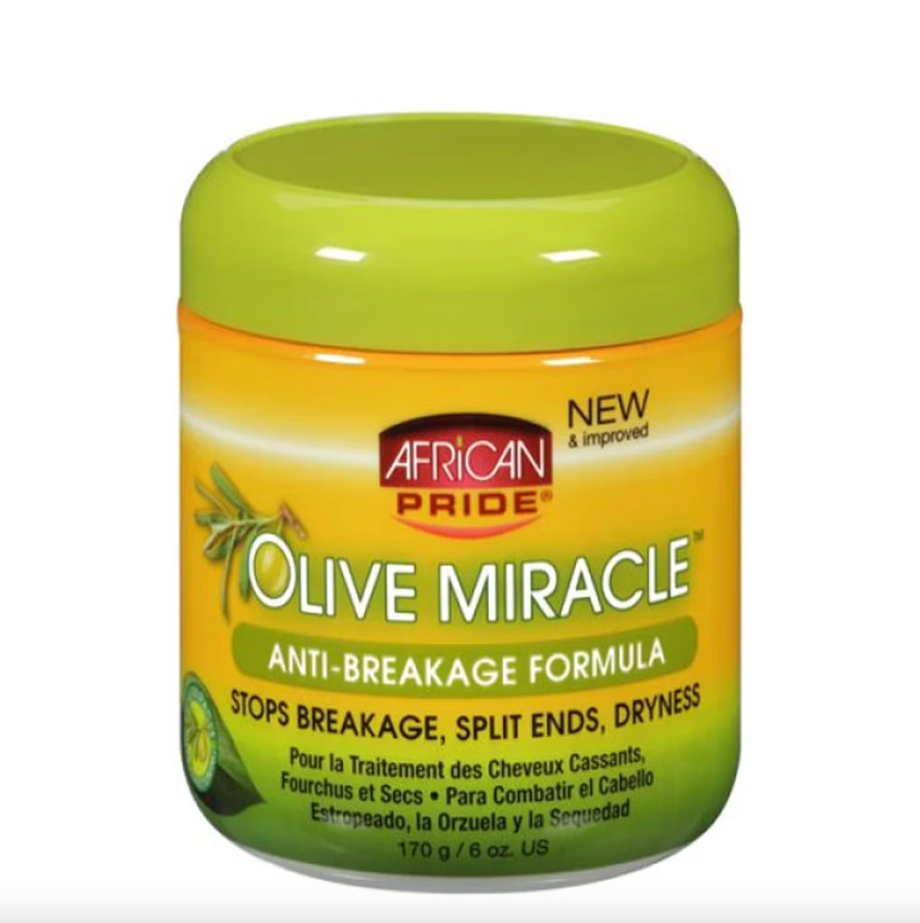 African Pride Olive Miracle Anti-Breakage Formula 170g 6 oz