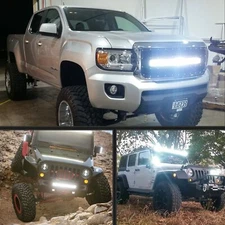 LED Work Light Bar Spot Flood Combo Offroad Driving for Jeep Truck Vech Kit