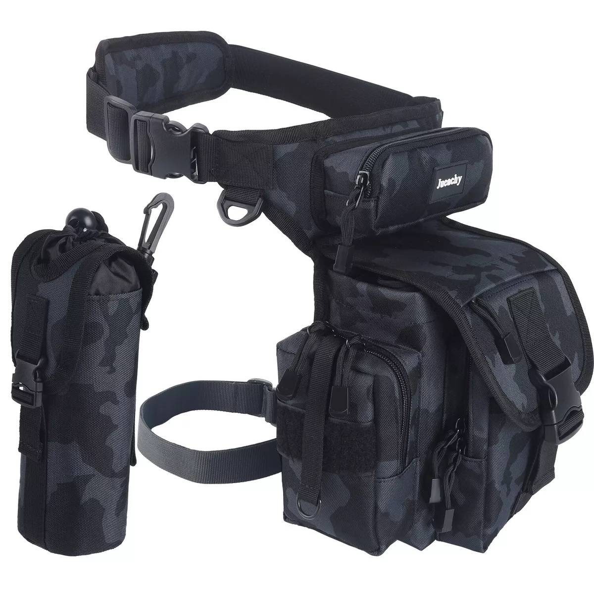 Utility Belt With REMOVABLE Leg Strap on the Thigh and Belt Buckle Plus  Sizes Also Festival Belt Holster Bag Waist Pockets Hip Purse 